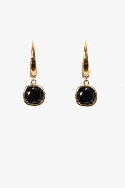 Antler Camilla Swarovski Earring - Jet