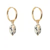 Antler Dalmatian Drop Earring