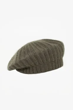 Antler Sylvie Beanie Beret - Khaki