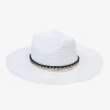Antler White Gold Chain Fedora