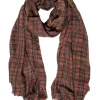 Antler Woodland Check Scarf