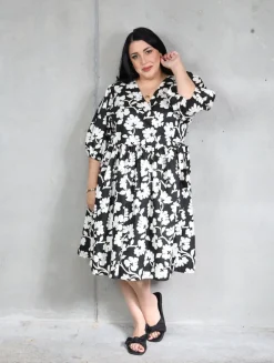 Betty Dress - Cream Blossom