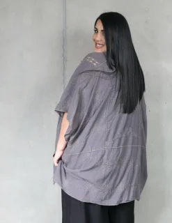 Fleur Cape - Graphite
