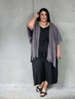 Fleur Cape - Graphite