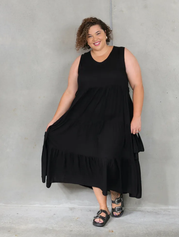 Flossie Maxi Dress - Black