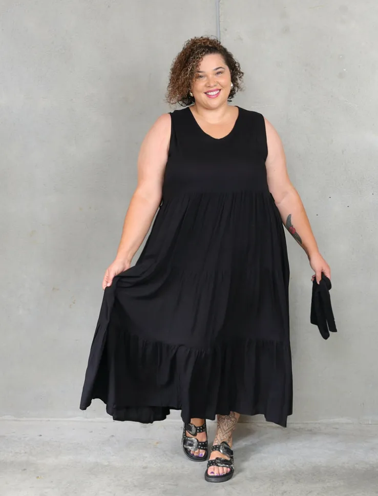 Flossie Maxi Dress - Black