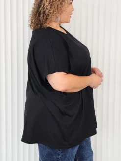 Just A Girl Tee - Black