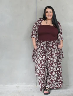 Kindred Kimono - Chocolate Shalimar