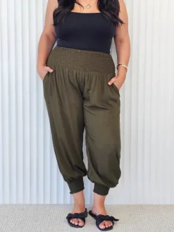 Marrakesh Harem Pant - Army