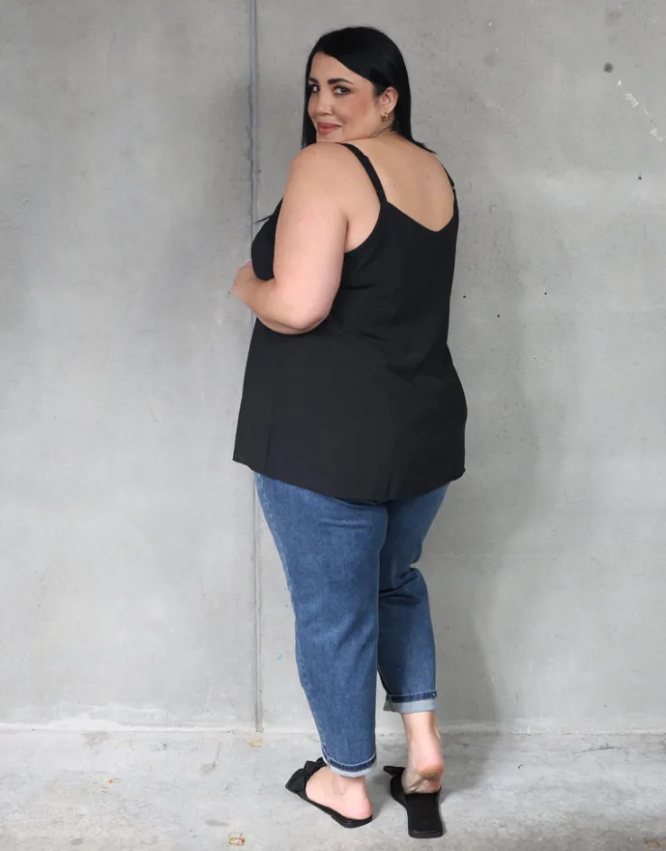 Maxine Cami - Black Check