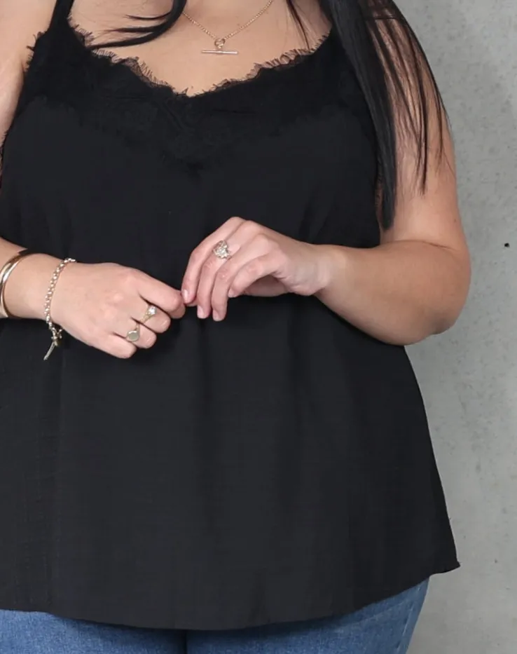 Maxine Cami - Black Check