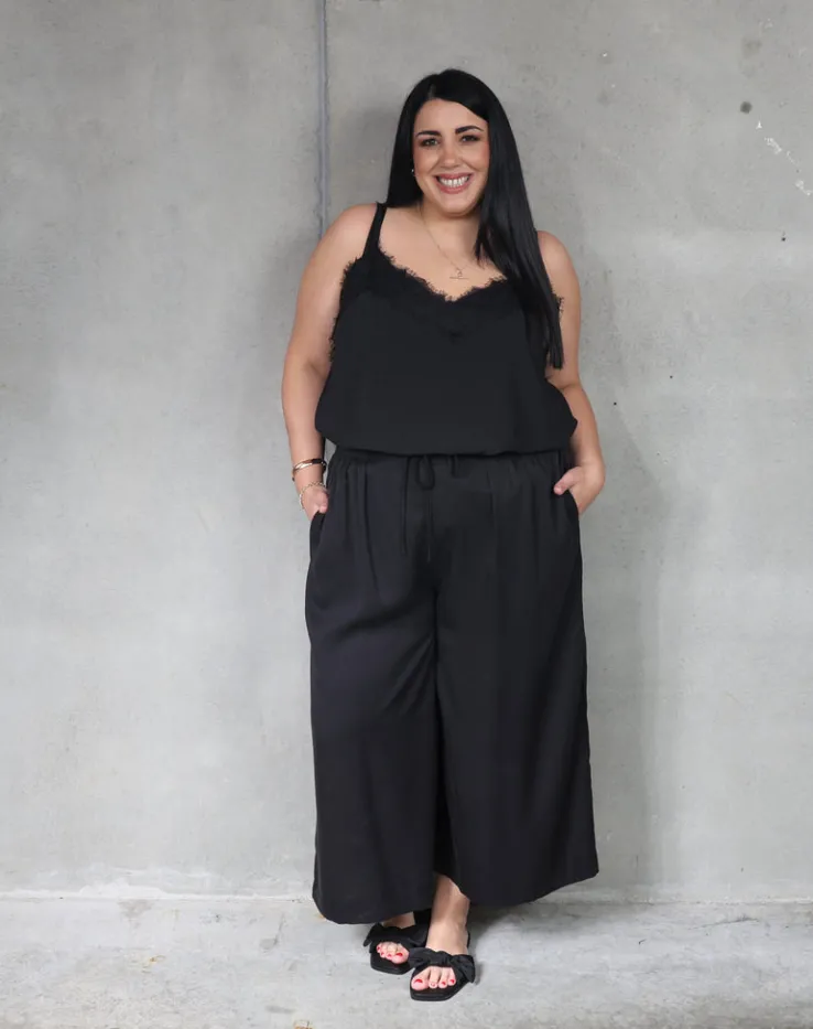 Maxine Cami - Black Check