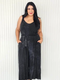 Palazzo Jumpsuit - Stonewash