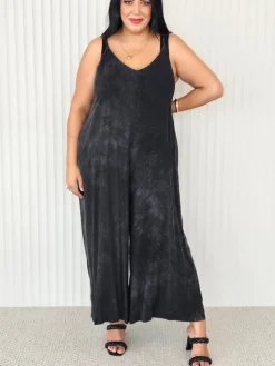 Palazzo Jumpsuit - Stonewash