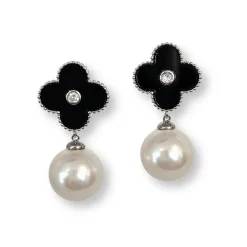Pearl Drop Earring - Silver