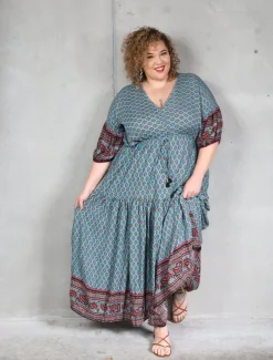 Senorita Dress - Aqua