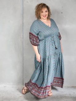 Senorita Dress - Aqua