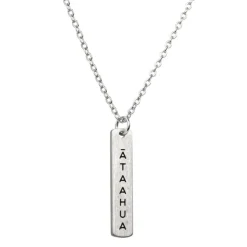 Te Reo Ataahua Necklace - Silver