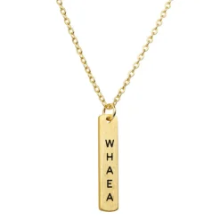 Te Reo Whaea Necklace - Gold