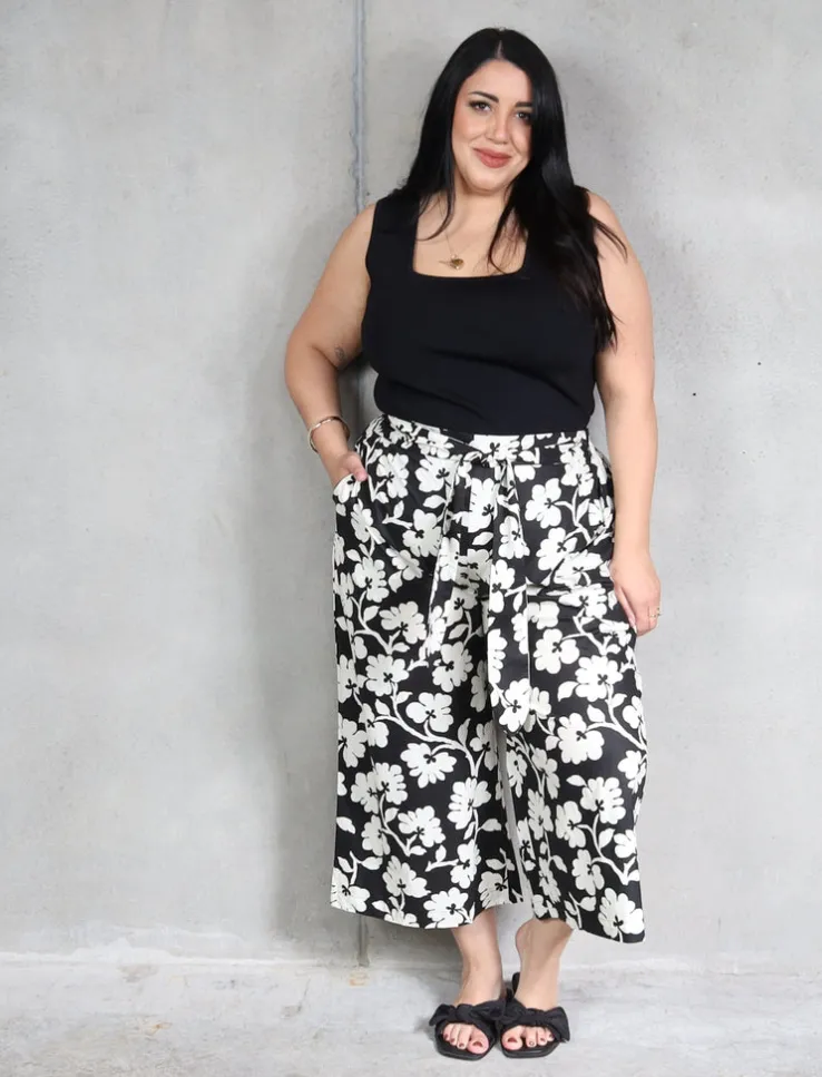 Venice Pants 7/8th - Cream Blossom