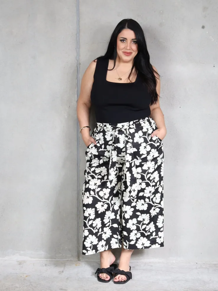 Venice Pants 7/8th - Cream Blossom