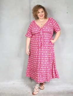 Zoe Dress - Pink Diamond