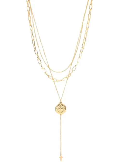 Antler Mystic Eye Layers Necklace