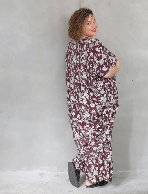 Kindred Kimono - Chocolate Shalimar