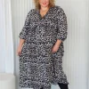 Ruffle Dress - Jungle