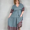 Senorita Dress - Aqua
